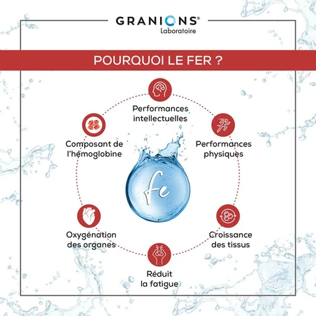 Granions Iron Energy and Vitality 60 capsules