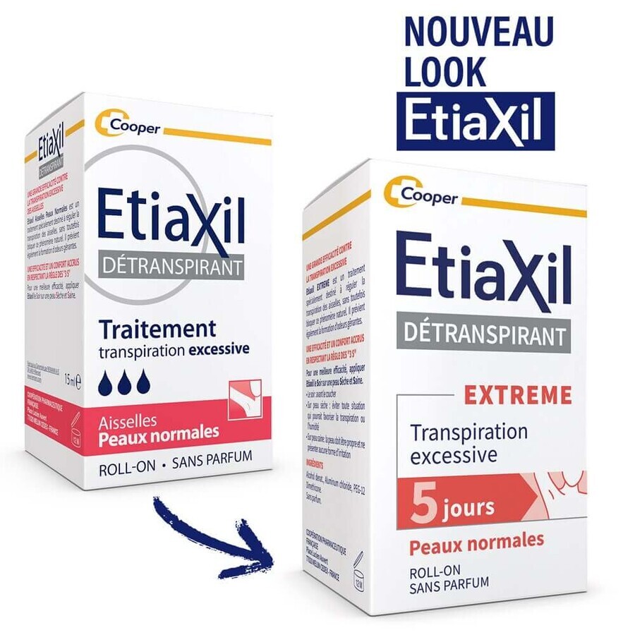 Etiaxil Detraspirant Tratamiento axilar roll-on Piel normal 2x15ml Etiaxil Detraspirant Tratamiento axilar roll-on Piel normal 2x15ml