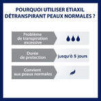 Etiaxil Detraspirant Tratamiento axilar roll-on Piel normal 2x15ml