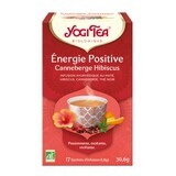 Yogi Tea Positive Energy Canneberge Hibiscus 17 Sachets