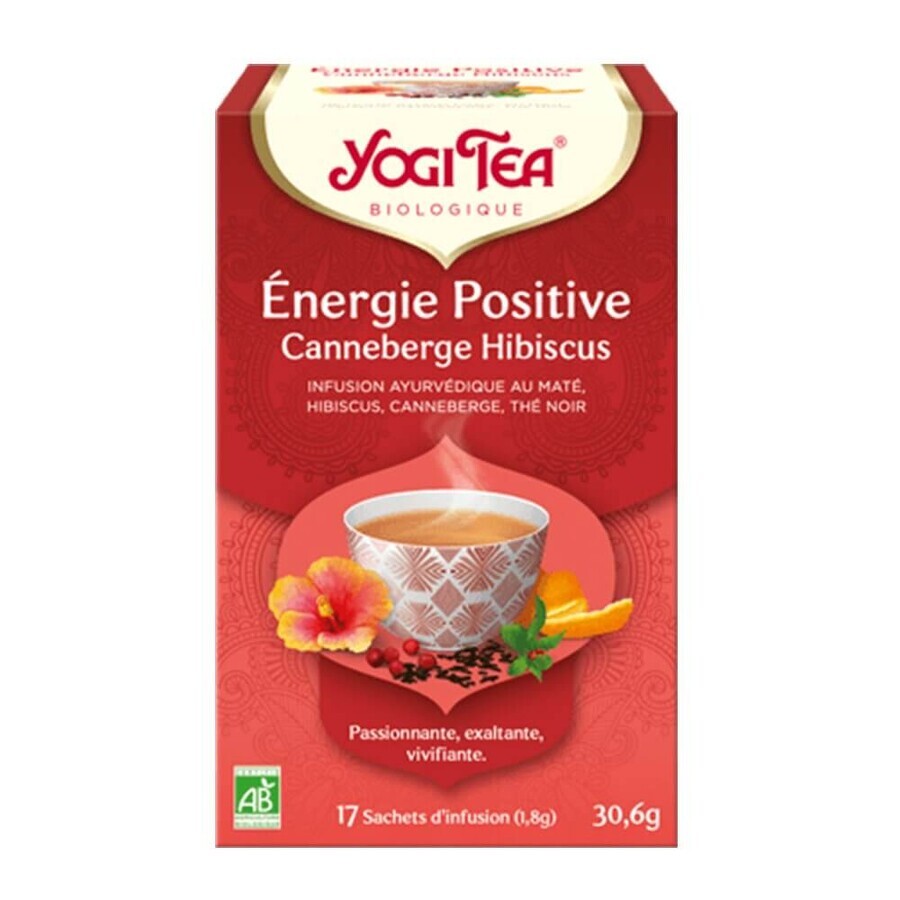 Yogi Tea Energía Positiva Hibisco 17 Bolsitas