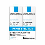 La Roche-Posay Toleriane Hydraterende, Verzachtende en Beschermende Crème 2x40ml