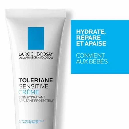 La Roche-Posay Toleriane Crema Hidratante, Calmante y Protectora 2x40ml