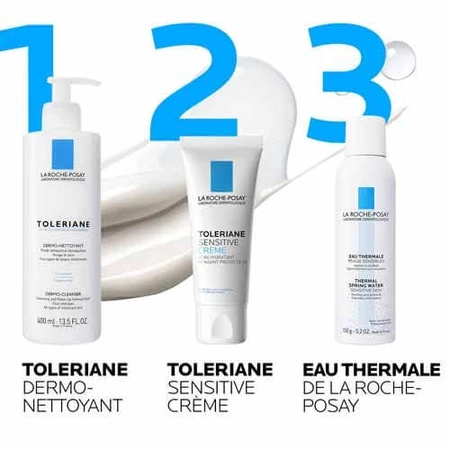 La Roche-Posay Toleriane Crema Hidratante, Calmante y Protectora 2x40ml