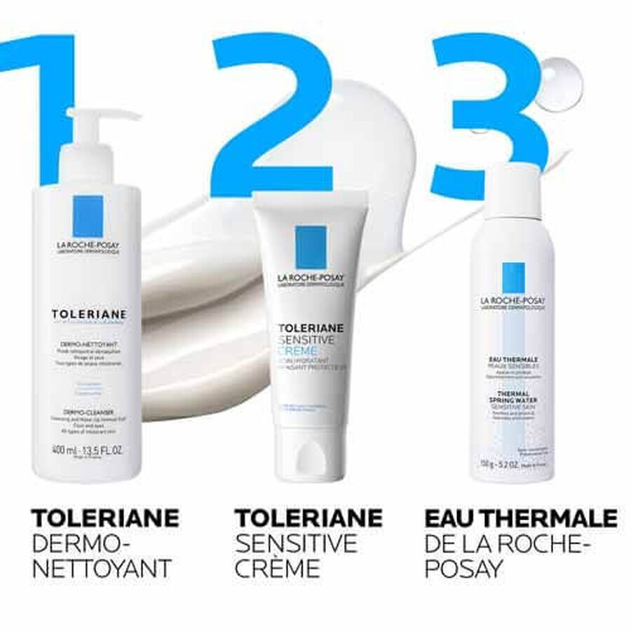 La Roche-Posay Toleriane Creme Soin Hydratant Apaisant Protecteur Sensitive 2x40ml
