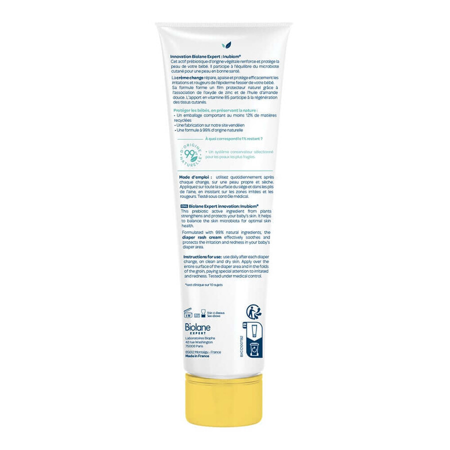 Biolane Expert Diaper Rash Cream Peaux Sensibles 100ml Biolane Expert Diaper Rash Cream Peaux Sensibles 100ml