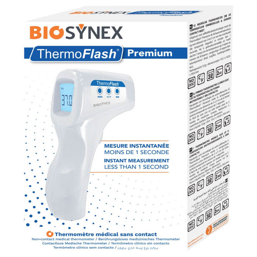 Biosynex Thermometre Sans Contact Lx-26 Premium Thermoflash