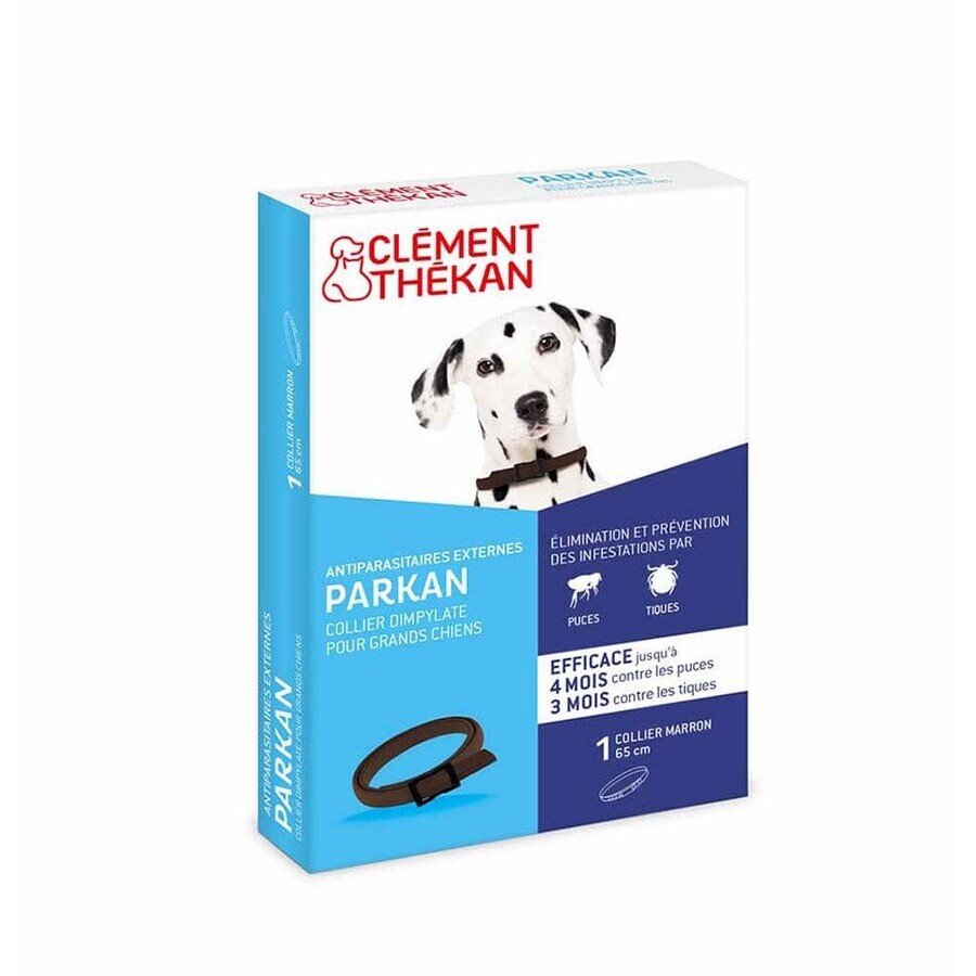 Clement-Thekan Flohhalsband für Hunde 70 cm 40 cm