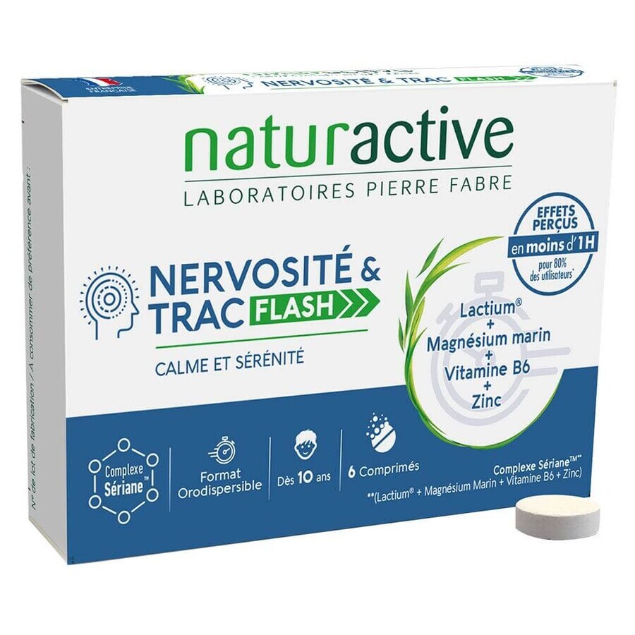 Naturactive Nervozitate și etapă Frica Flash 60 Capsule