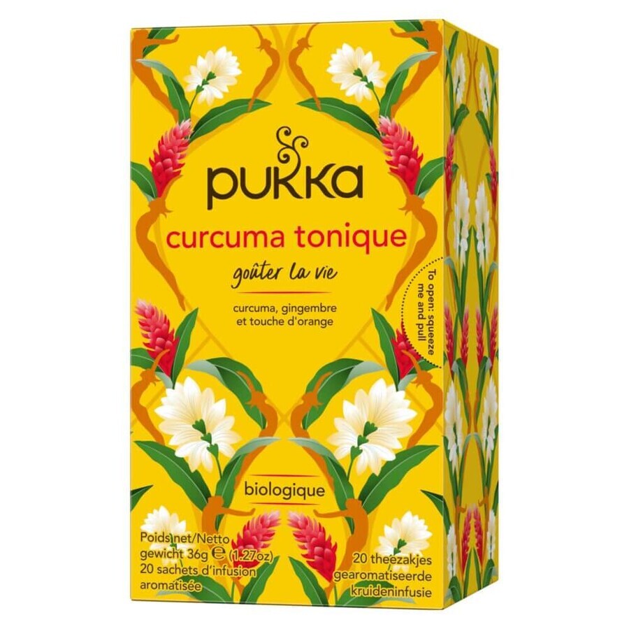 Pukka Organic Turmeric Infusion Tonic 20 sachets