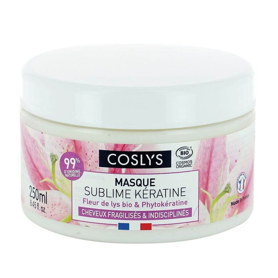 Coslys Organic Keratin Sublime Masker Breekbaar en Gedisciplineerd Haar 150 ml