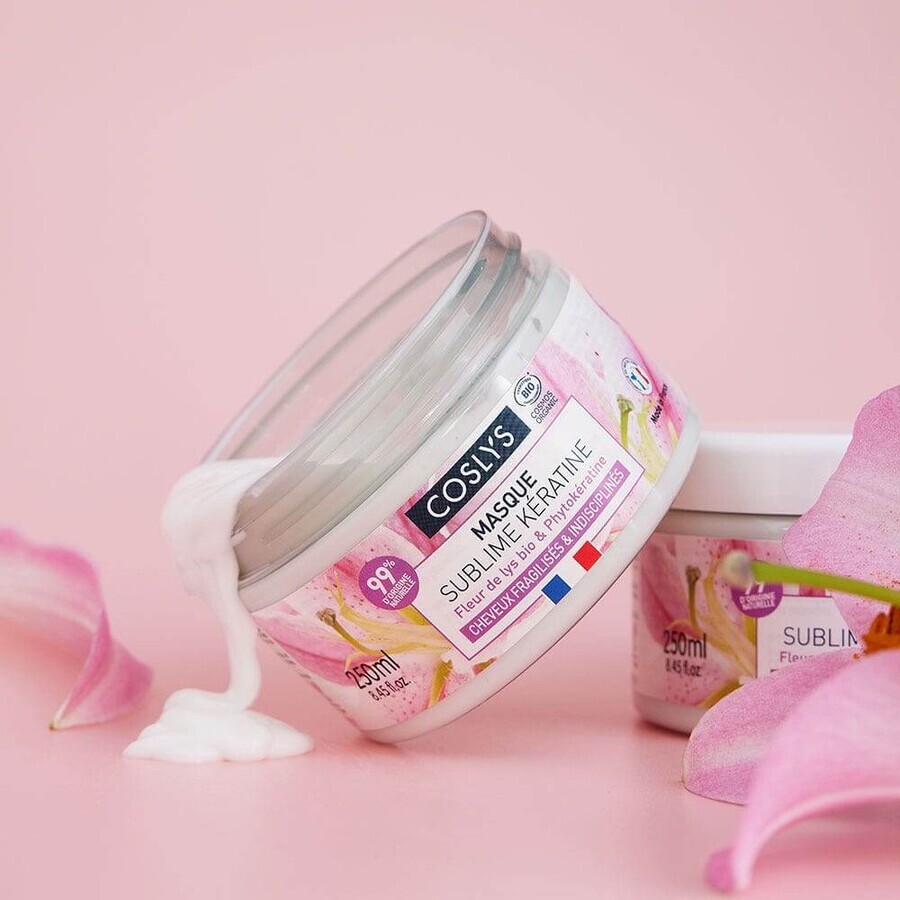 Coslys Organic Keratin Sublime Masker Breekbaar en Gedisciplineerd Haar 150 ml