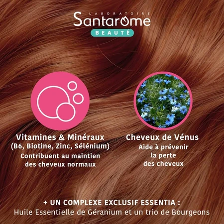 Santarome Sublime Hair Anticaída Sabor Melocotón 30 Chicles