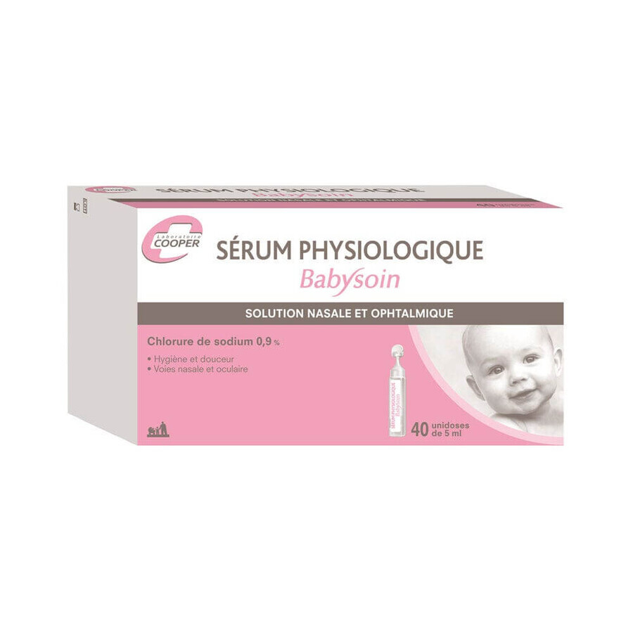 Babysoin Babysoin Saline Solution Nasal and ophthalmic solution 40x5ml
