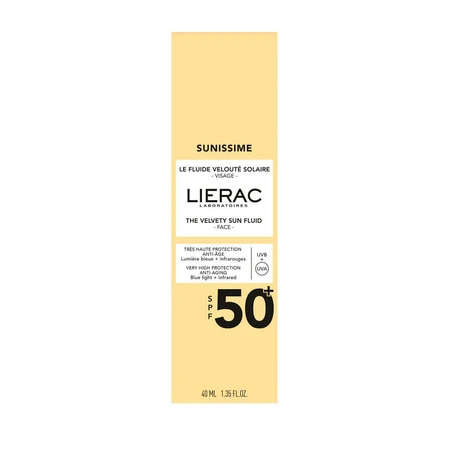 Lierac Sunissime Fluido Solar Protector Energizante Global Antiedad Spf50 Rostro 40ml