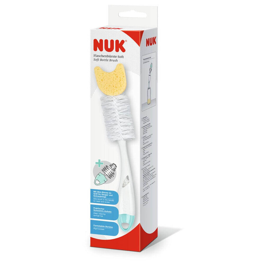 Buy Nuk 2in1 Sponge Tip Soft Bottle Brush Nuk 2in1 Sponge Tip Soft Bottle Brush
