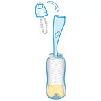 Nuk 2in1 Sponge Tip Soft Bottle Brush