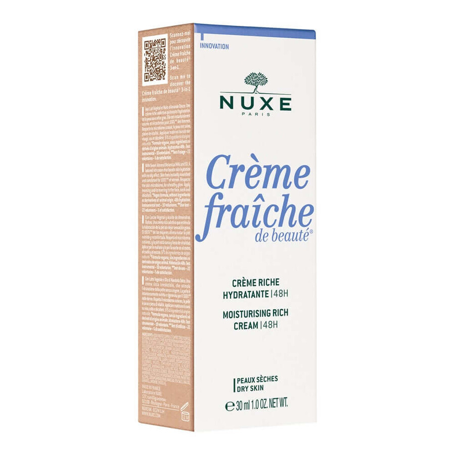 Nuxe Creme Fraîche De Beaute Day Cream Dry Skin Moisturizing 48h 30ml Nuxe Creme Fraîche De Beaute Day Cream Dry Skin Moisturizing 48h 30ml