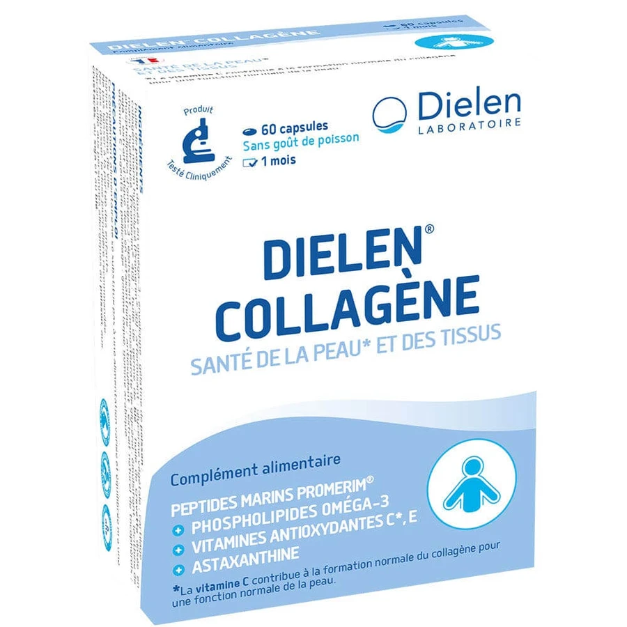 Dielen Collageen 60 capsules voor huidgezondheid en schoonheid