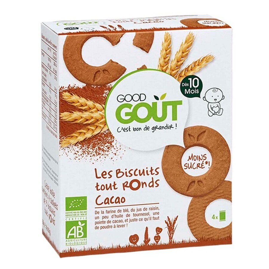 Buy Good Gout Organic Round Biscuits 10 months 80g Good Gout Organic Round Biscuits 10 months 80g
