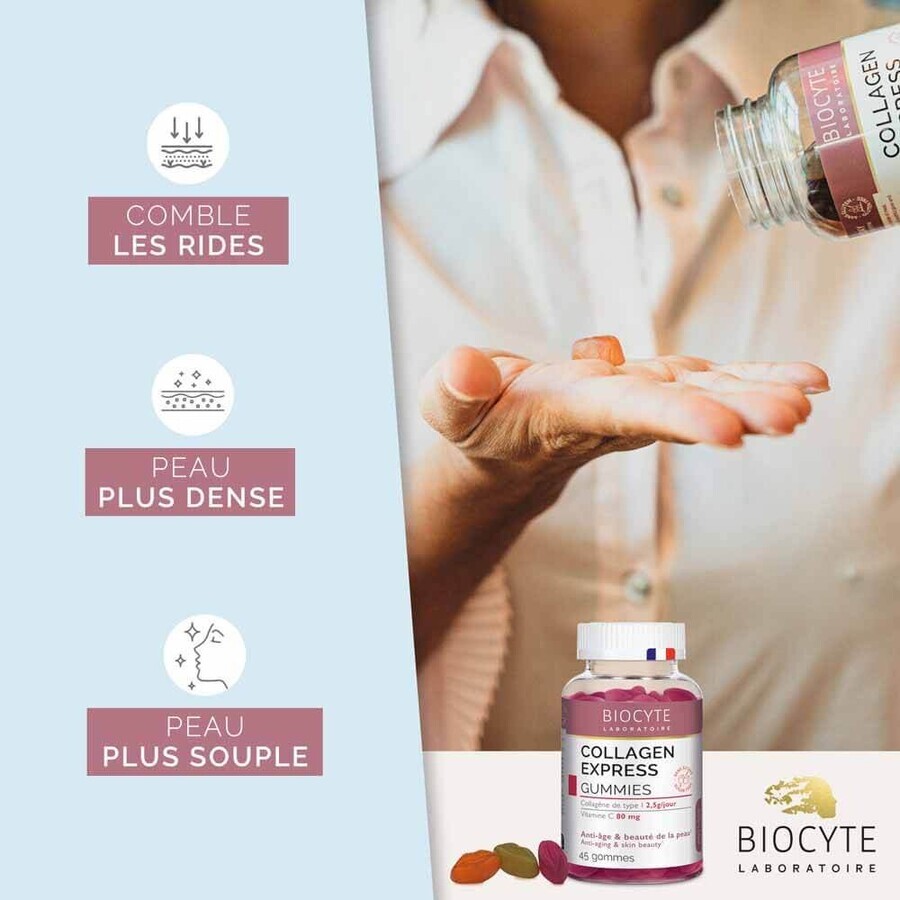 Biocyte Anti-Ageing Collagen Express 45 Radiergummis