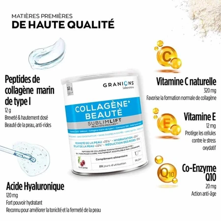 Granions SublimLift Collagène+ Beauté Anti-rides hydratation et éclat 300g