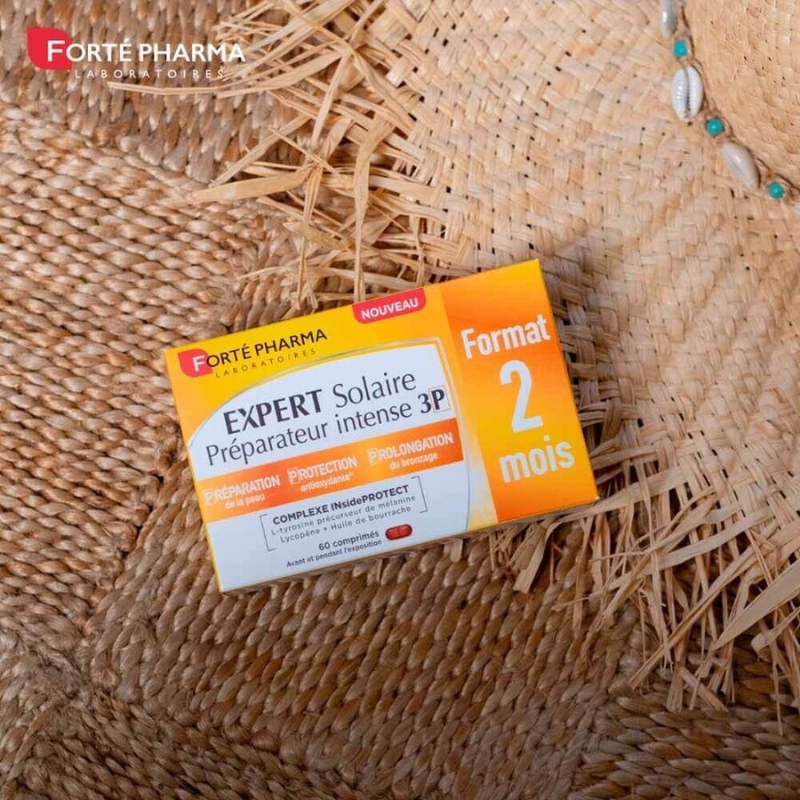 Forté Pharma Sun Expert Préparateur Intense 3P Format 2 mois 60 comprimés Forté Pharma Sun Expert Préparateur Intense 3P Format 2 mois 60 comprimés
