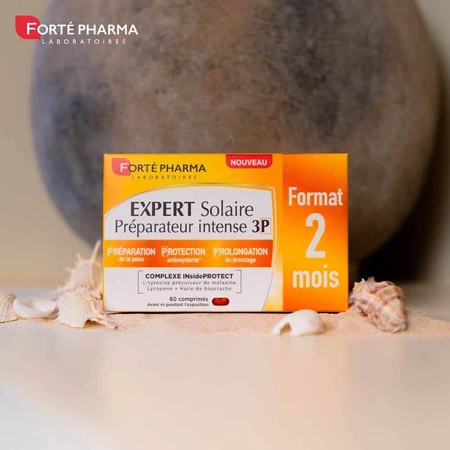 Forté Pharma Sun Expert Préparateur Intense 3P Formato 2 meses 60 comprimidos