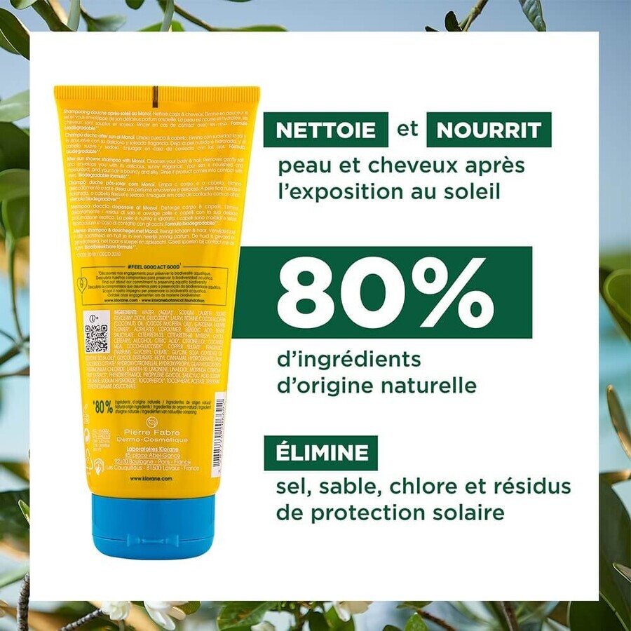 Klorane Polysianes Shampooing Douche Apres Soleil 200ml