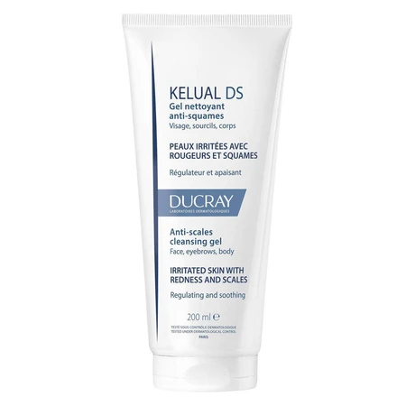 Ducray Kelual Ds Gel espumoso para pieles enrojecidas y descamadas 200 ml