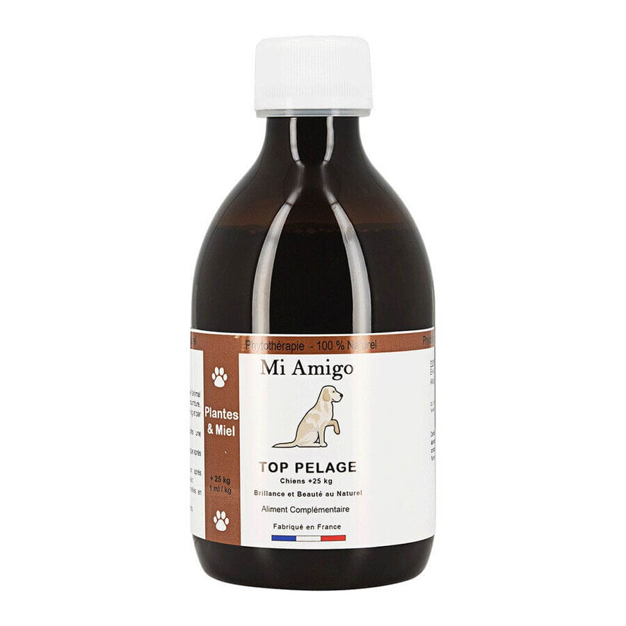Mi Amigo Pelage bovenste Hond +25Kg 300 ml