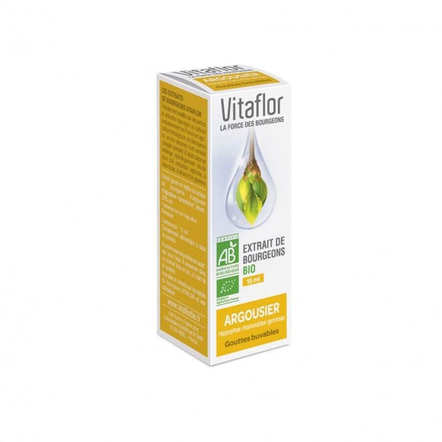 Vitaflor Organic Sea Buckthorn Bud Extract 15ml