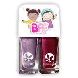 Suncoat Girl Nail Polish Duo Besties Violet + Dark Violet 2 x5 ml