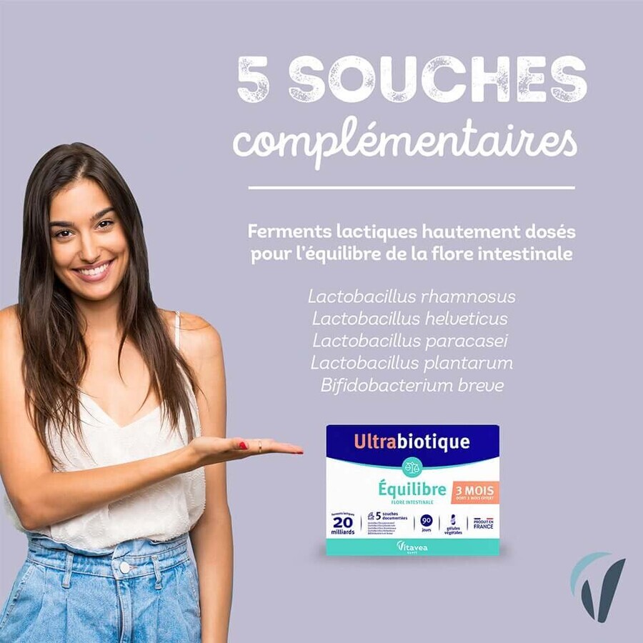 Vitavea Santé Balance Ultrabiotic Intestinal Flore 3x30 Gelule