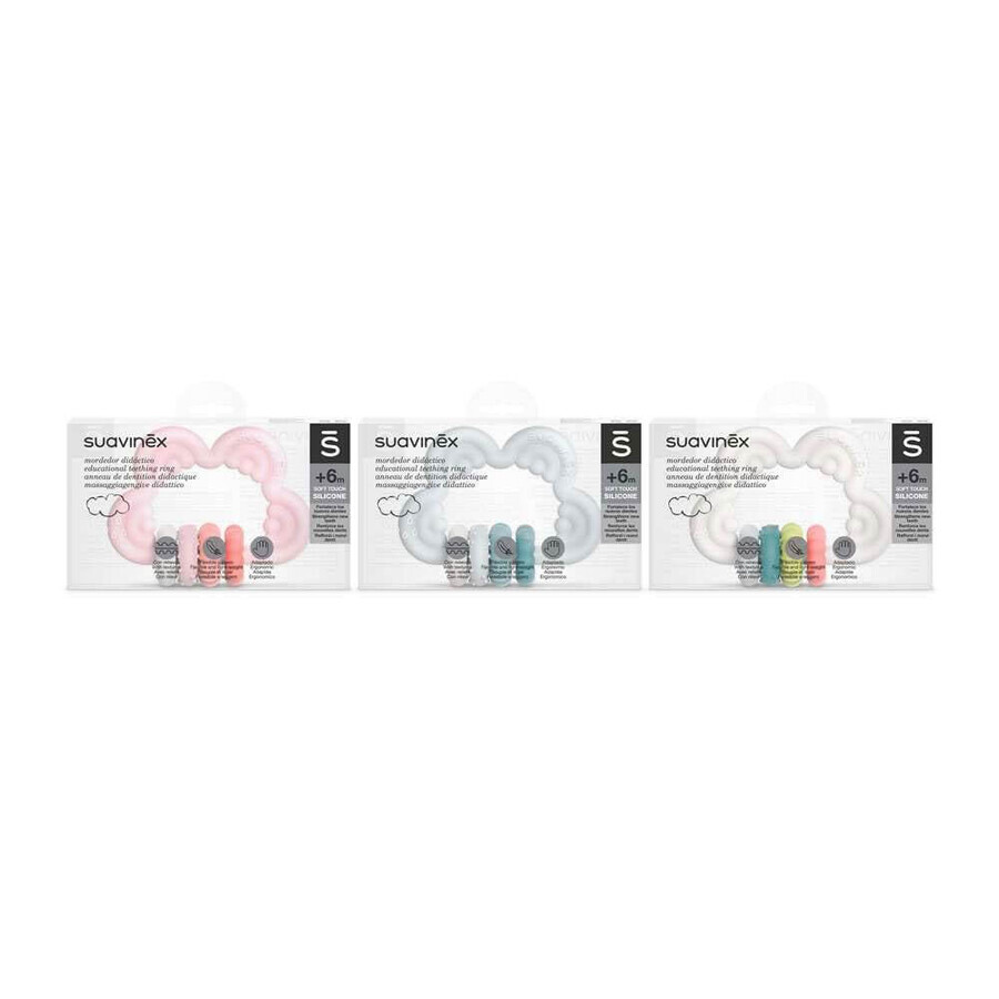 Suavinex Anillo De Dentición Líquido En Silicona Étape 3 Nuage x1 Suavinex Anillo De Dentición Líquido En Silicona Étape 3 Nuage x1