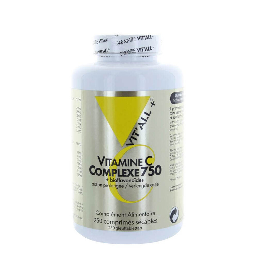 Vit'All+ Vitamine C Complex 750 + bioflavonoïden 250 tabletten