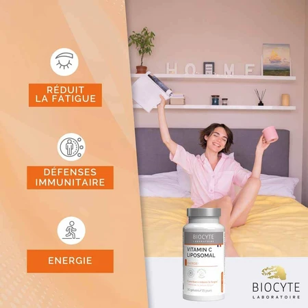 Biocyte Vitaminen C Liposomale Energie 30 Gelule