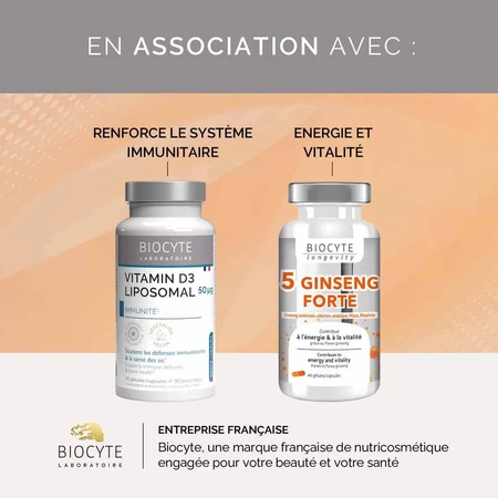 Biocyte Vitaminen C Liposomale Energie 30 Gelule