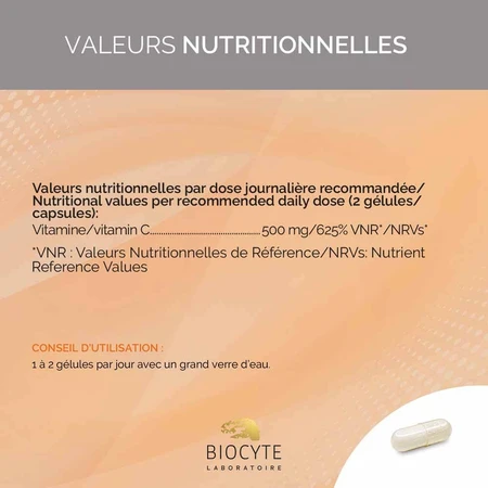 Biocyte Vitaminen C Liposomale Energie 30 Gelule