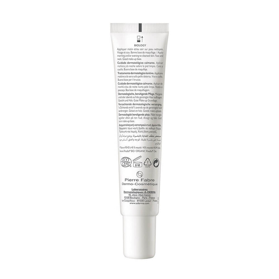 A-Derma Biology Verzachtende behandeling voor de biologische huid 40 ml