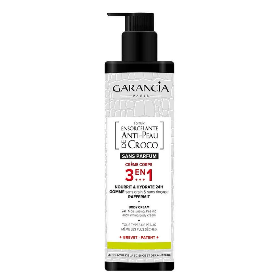 Garancia Ensorcelante Crème Corps 3 en 1 Anti-peau De Croco Sans parfum 400ml