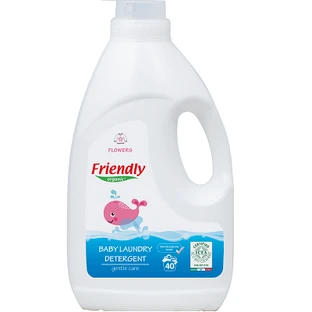 Detergente para ropa de bebé con aroma de flores, 2000 ml, Friendly