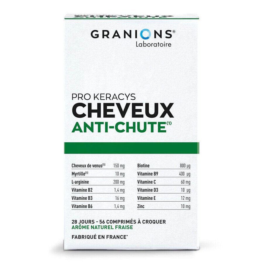 Granions Pro Keracys Anticaída 56 comprimidos masticables
