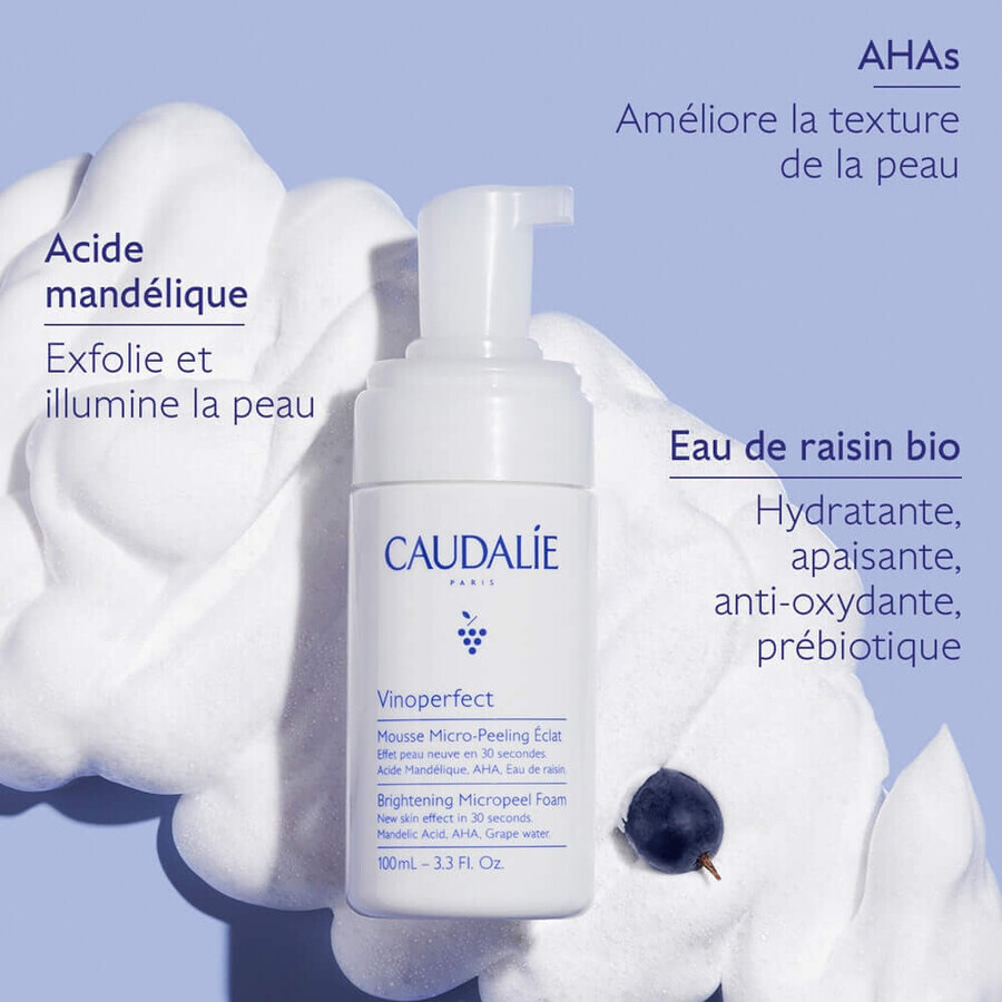 Caudalie Vinoperfect Mousse Micro-Peeling Eclat 100ml