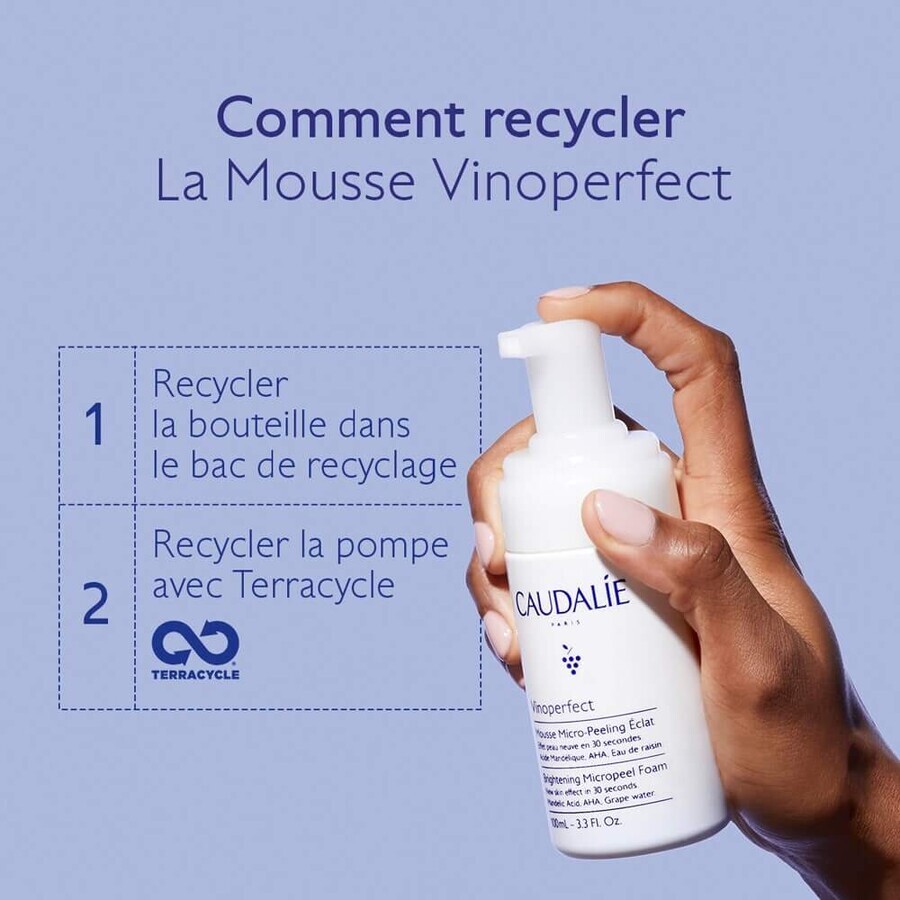 Caudalie Vinoperfect Mousse Micro-Peeling Eclat 100ml
