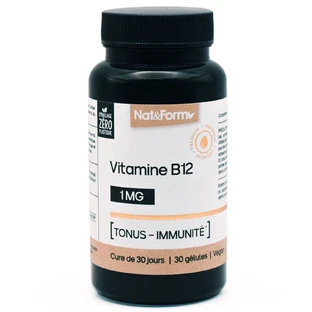 Nat&Form Vitamins B12 30 Capsules