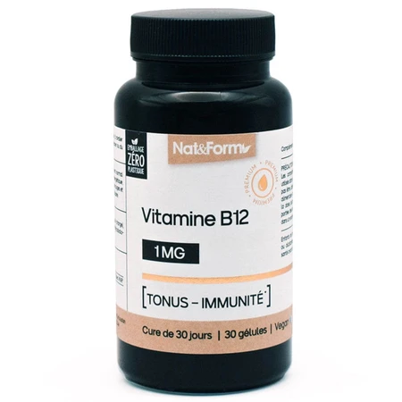 Nat&Form Vitamins B12 30 Capsules