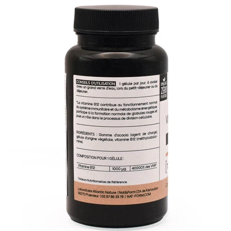 Nat&Form Vitamins B12 30 Capsules