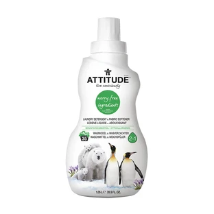 Detergente y acondicionador 2 en 1 concentrado con esencia de montaña, 1,05L, Attitude