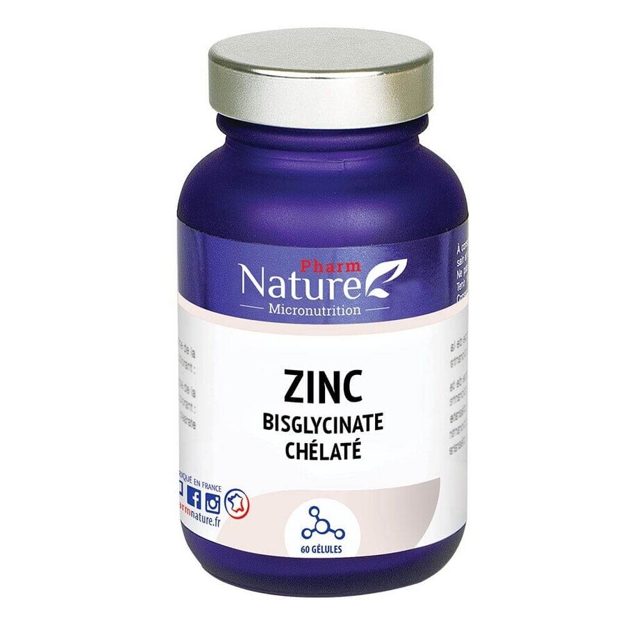 Pharm Nature Micronutrition Zinc bisglicinat chelat 60 capsule
